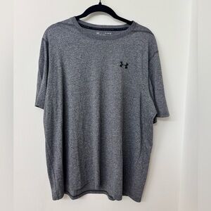 Under Armour Men's Heather Gray Short Sleeve Tee